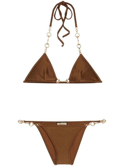 gucci swimsuit for girls|gucci bikini brown.